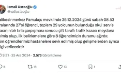 Balıkesir'de öğrenci servisi ile tır çarpıştı... 8 öğrenci ağır yaralandı