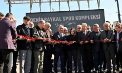 Deniz Baykal Spor Kompleksi açıldı