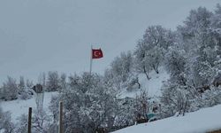 Adıyaman’da kar yağışıyla kartpostallık görüntüler ortaya çıktı