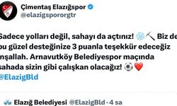 Elazığspor ve belediye arasındaki kar mizahı sosyal medyada ilgi gördü