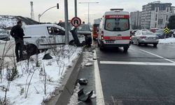 İstanbul’da kar yağışı sonrası oluşan buzlanma kazaya neden oldu