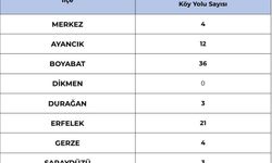 Sinop’ta kapalı köy sayısı 83’e çıktı