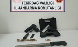 Tekirdağ’da jandarmadan uyuşturucu ve silah operasyonu