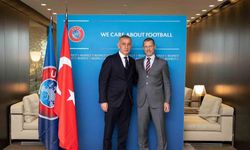 TFF Başkanı Hacıosmanoğlu, UEFA Başkanı Ceferin ile buluştu