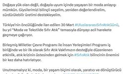 UNEP’ten Uluslararası Sıfır Atık Günü’nde moda ve tekstilde sıfır atık sağrısı