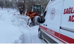 Van’da ekipler hasta için seferber oldu