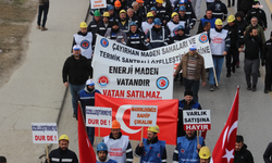 Maden işçilerinin Ankara yürüyüşü devam ediyor: "Bu gelen işçinin ayak sesleri"