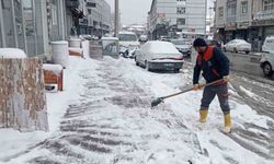 Beyşehir’de kar sevinci