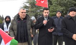 İsrail’in Gazze’ye yönelik saldırıları Kırklareli’nde protesto edildi