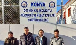 Konya Polisinden göçmen kaçakçılığı operasyonu: 4 şüpheli yakalandı