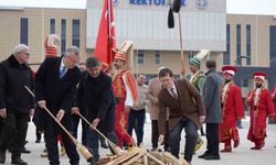 Öğrenciler nevruz ateşiyle ısındı