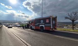 Tekirdağ Çevre Yolu’nda hararet yapan araç trafiği aksattı