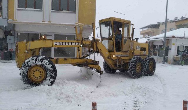 Tercan’da kar temizliği