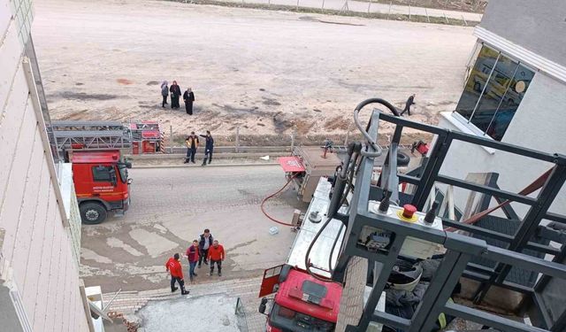 Bozüyük’te maddi hasarlı ev yangını