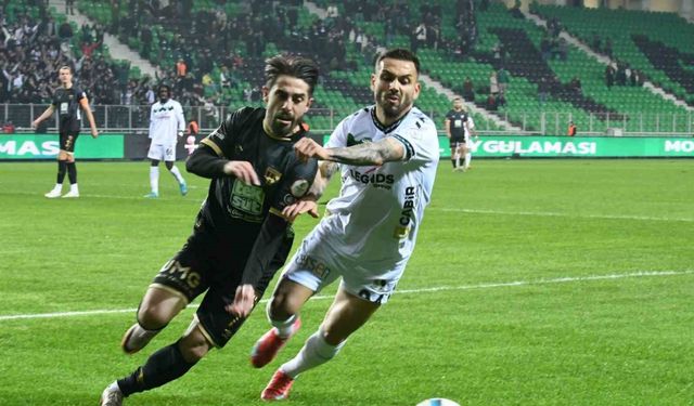 Trendyol 1. Lig: Sakaryaspor: 2 - Bandırmaspor: 2