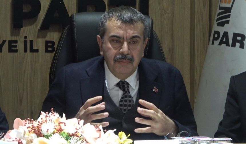 Bakan Tekin: "2024-2025 eğitim-öğretim yılında 9 bin 400 dersliğin 7 bin 500 tanesinin inşaatını tamamlayıp teslim ettik"