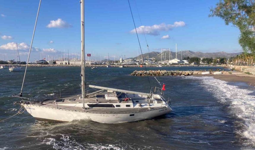 Bodrum’da fırtına devam ediyor